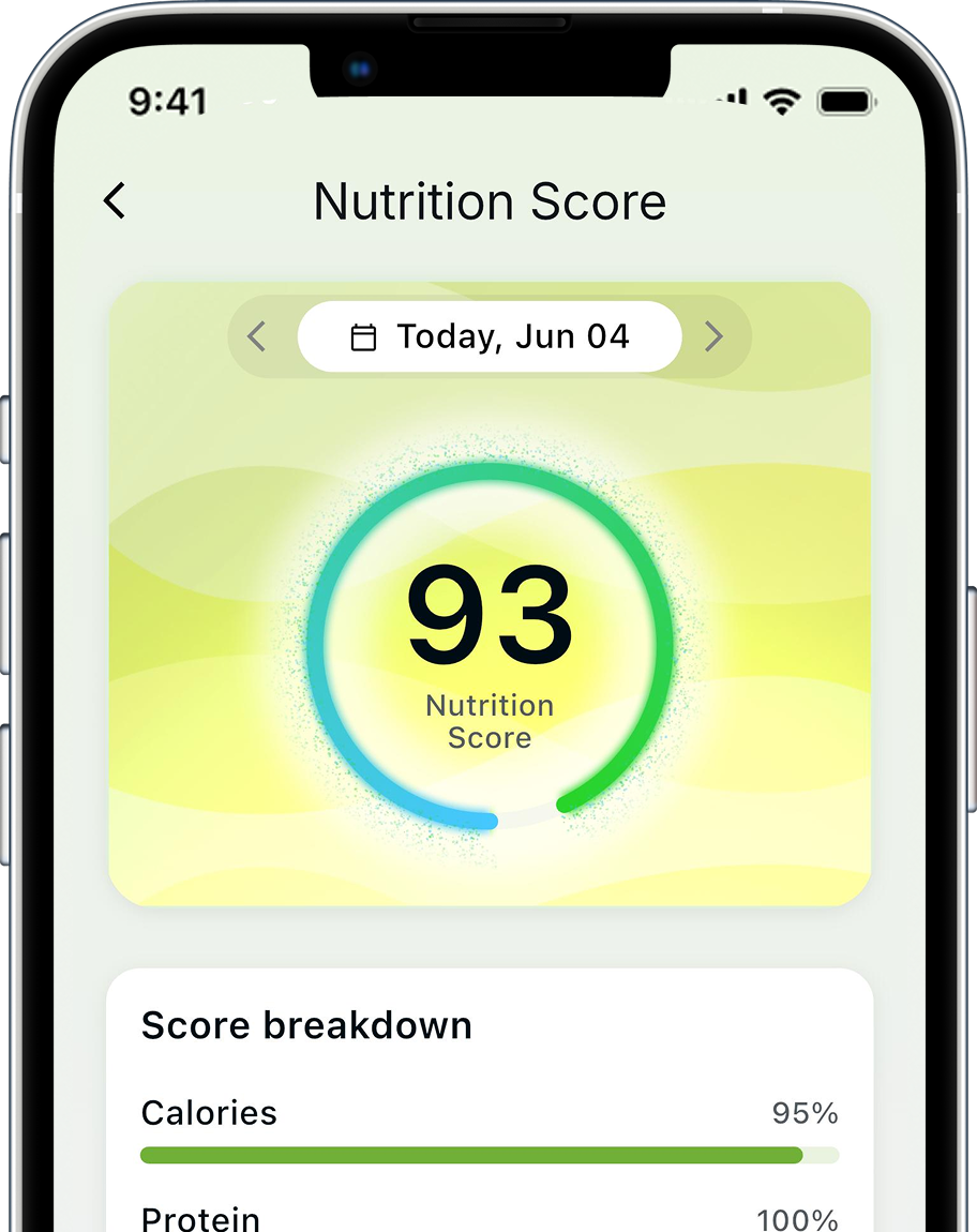 Qalzy Nutrition Score on iPhone